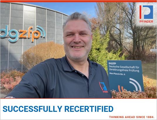 Stufe 3 Rezertifizierung erfolgreich bestanden 